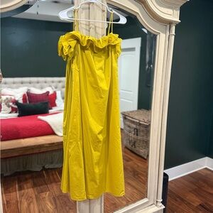 100% Cotton Chartreuse Dress